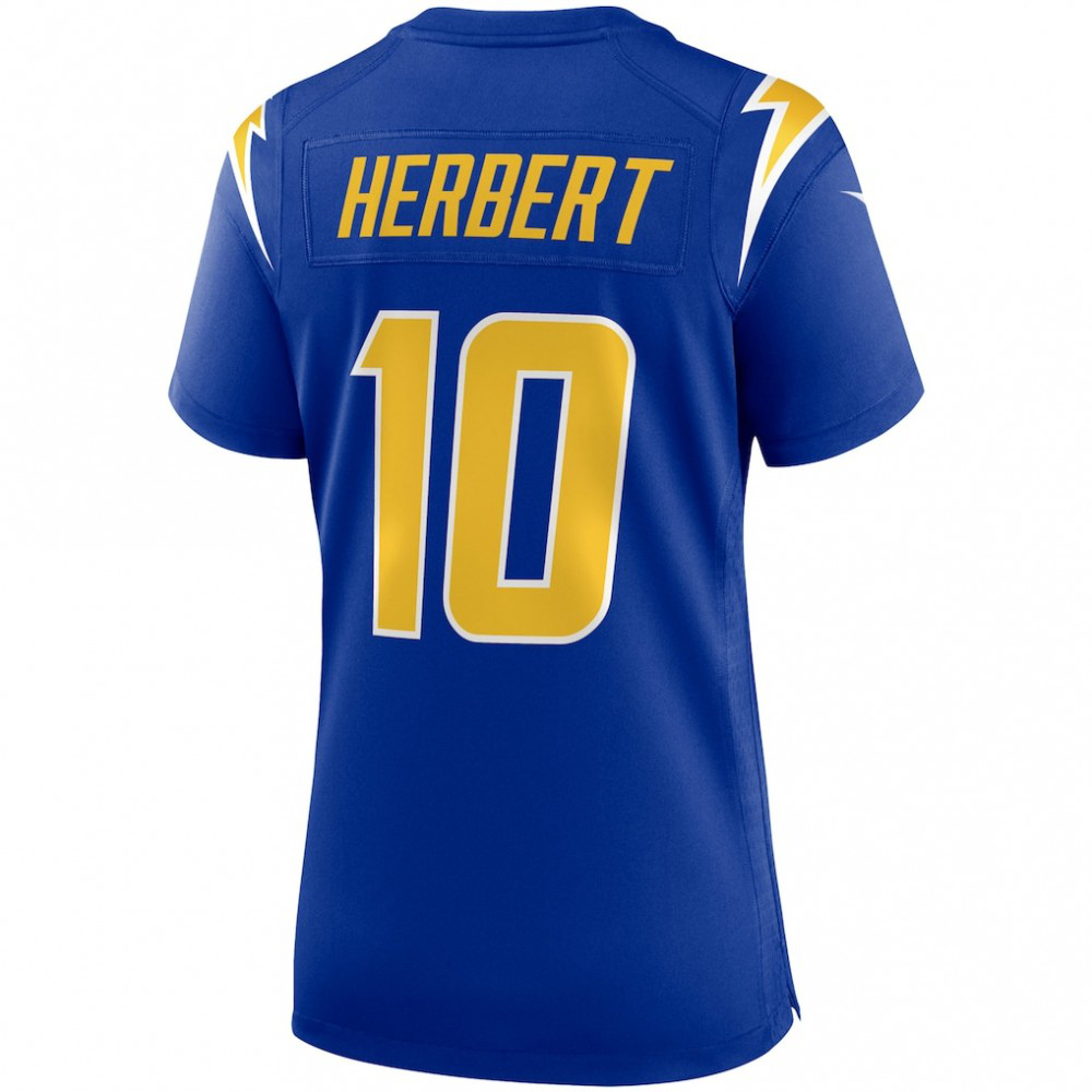 Justin Herbert Los Angeles Chargers Nike Women's Game Jersey - Royal-GridironStore